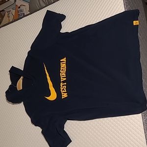 WVU Nike Hooded Shirt